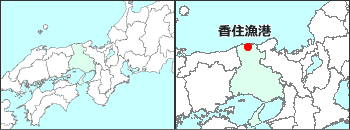 香住地図