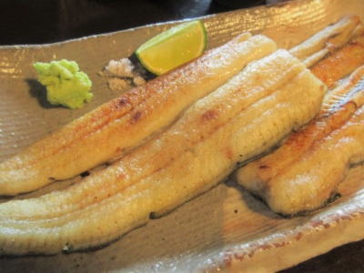 ウナギの白焼き